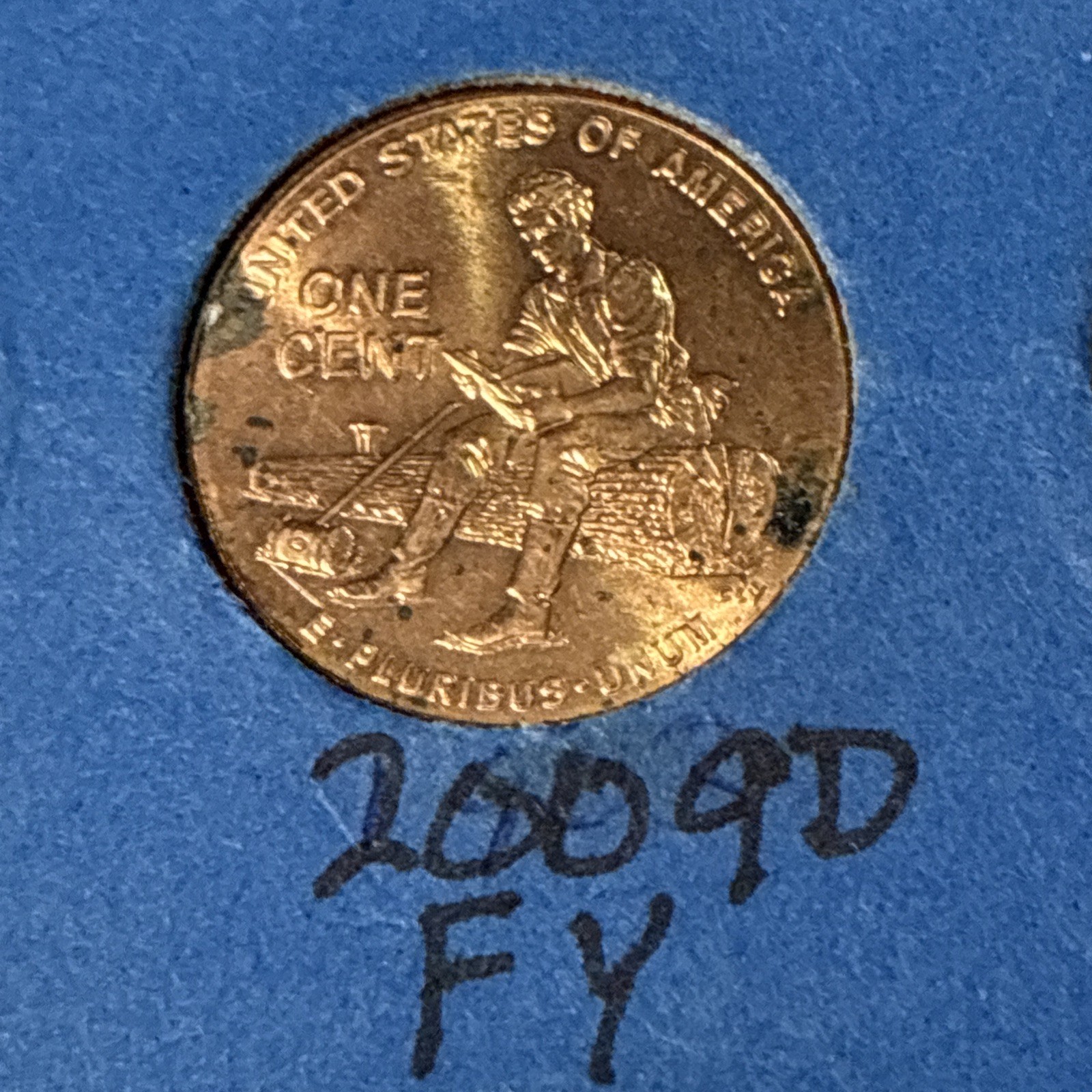 2009 D Formative Years Lincoln Cent • BU from UNC• #O724 (It has some corrosion)