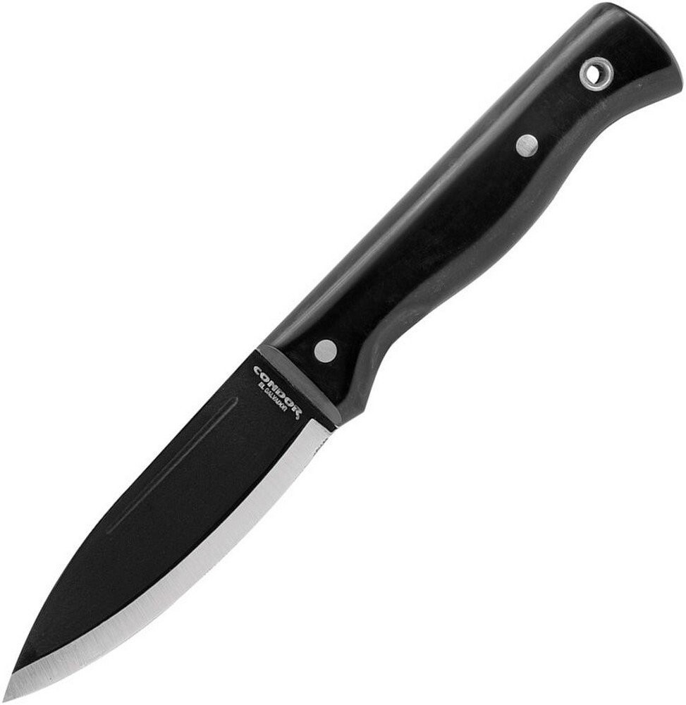 Condor Darklore Fixed Knife Carbon Steel Blade Micarta Handle - CTK3959-4.3HC