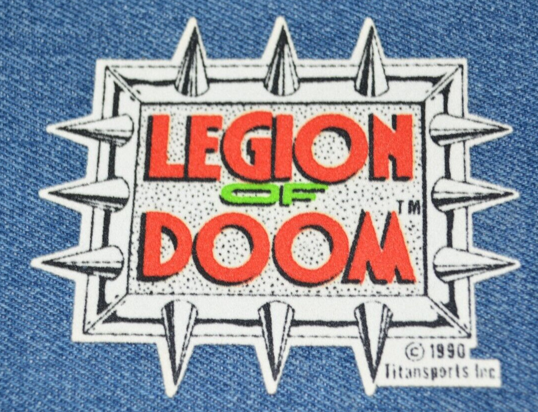Vintage 90s LEGION OF DOOM  3" Heat Transfer Iron-On Patch WWE WWF Wrestling