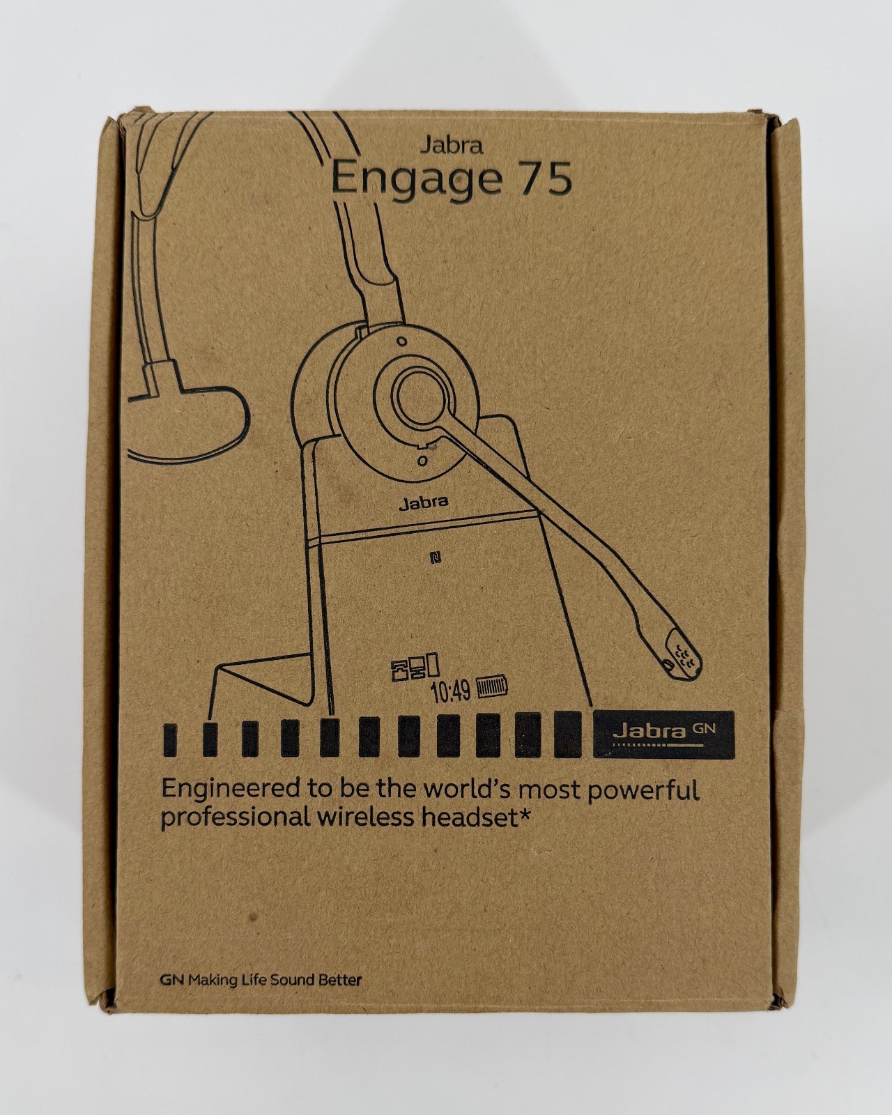 Open Box - Jabra Engage 75 Mono NA Wireless Headset System w Base 9556-583-125