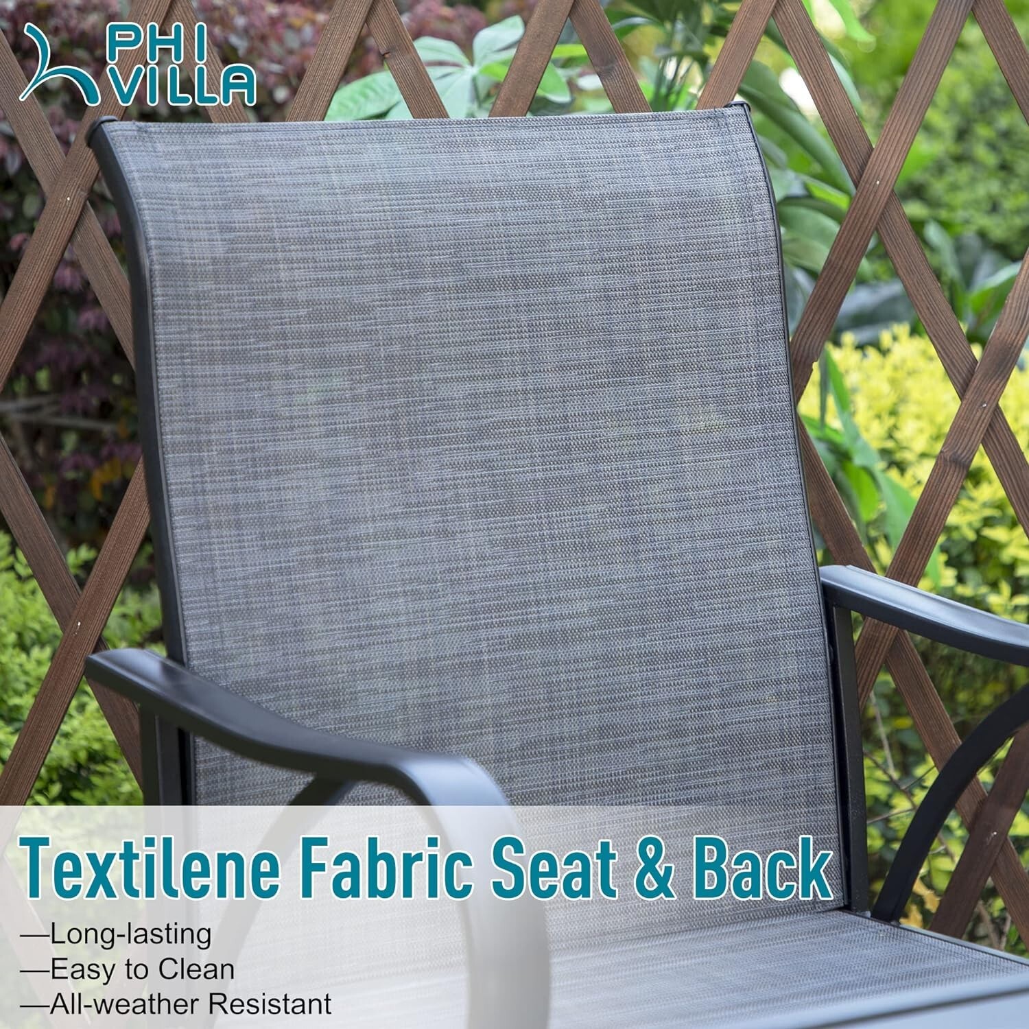 3 PCS Patio Bar Table Chair Set Swivel Bar Height Chair Bar Stools Outdoor Table