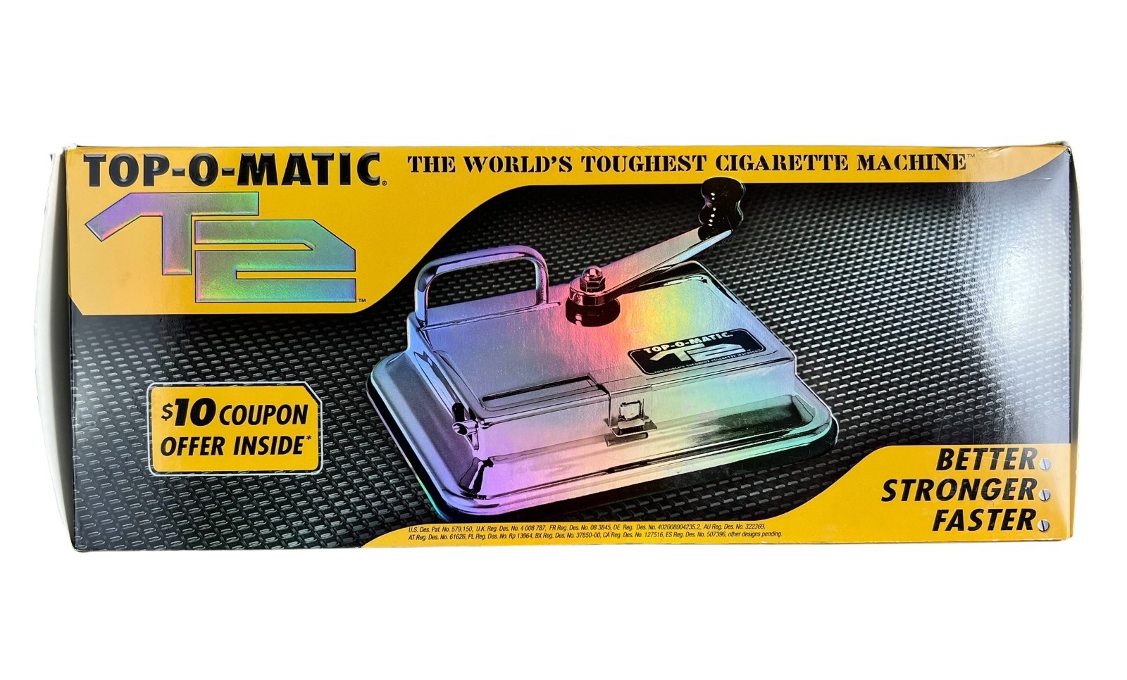 TOP-O-MATIC Cigarette Rolling Machine T2 NEW OPEN BOX