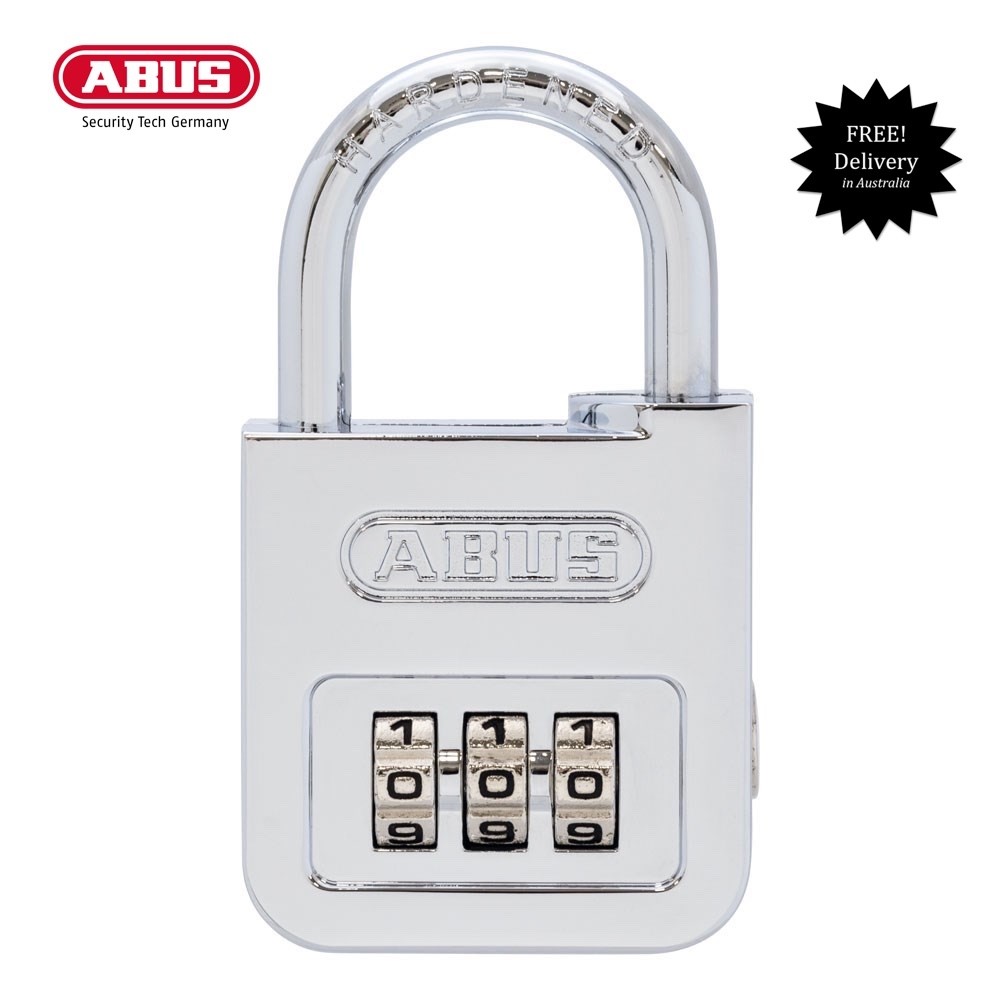 ABUS Padlock  -160/40 -40mm -Resettable Combination Padlocks-FREE POST