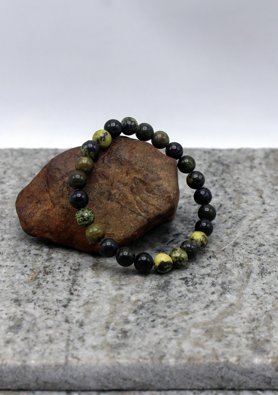Earthy Tones Energy Beads Wrist Bracelet