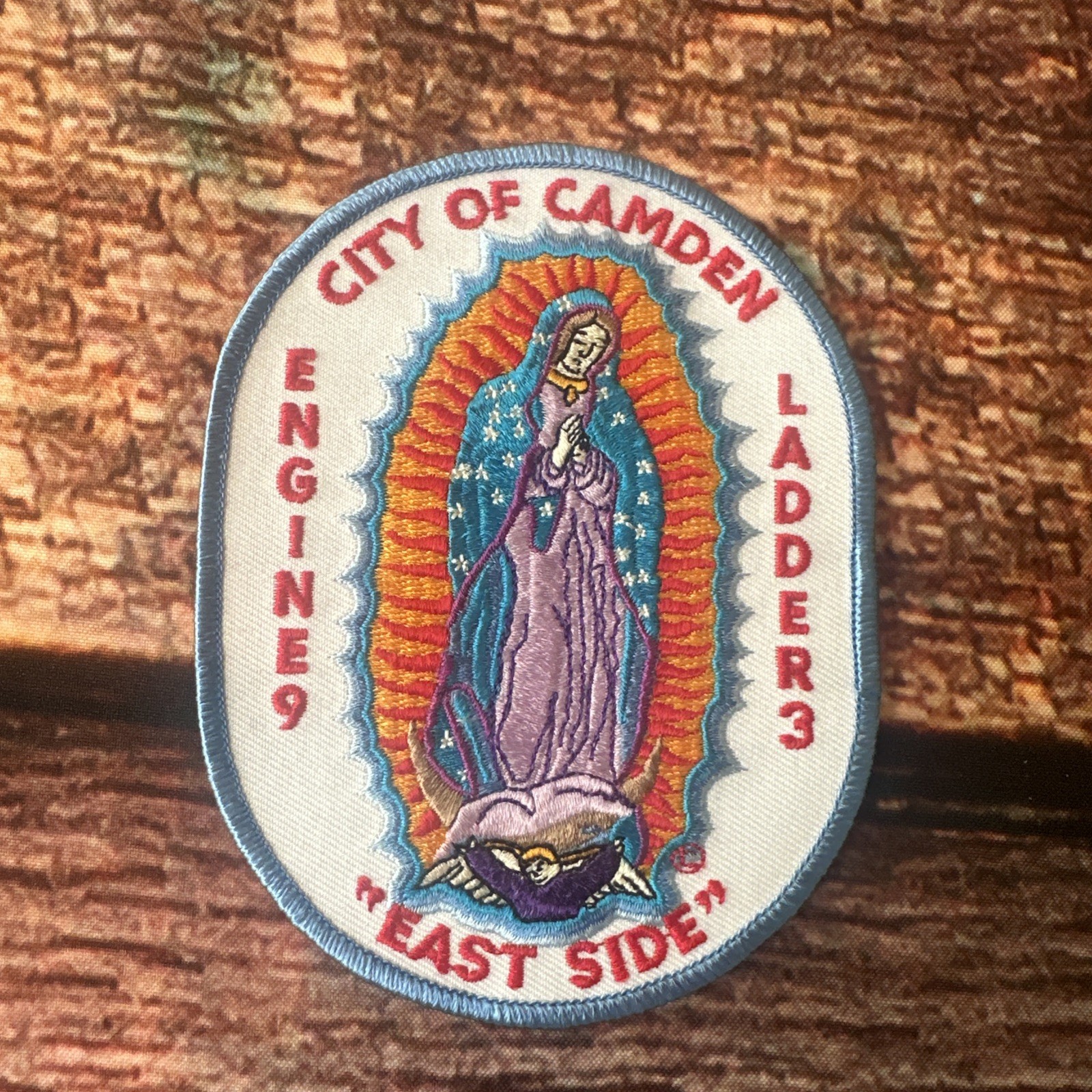 Camden Engine 9 Ladder 3 "East Side"  Saint Florian / Fire Patch NEW
