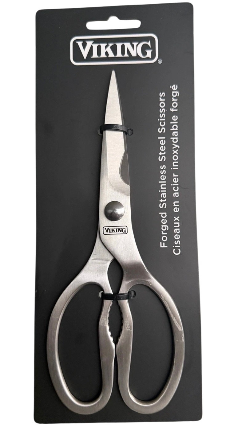 VIKING Forged Stainless Steel Kitchen Shears/Scissors SHARP!