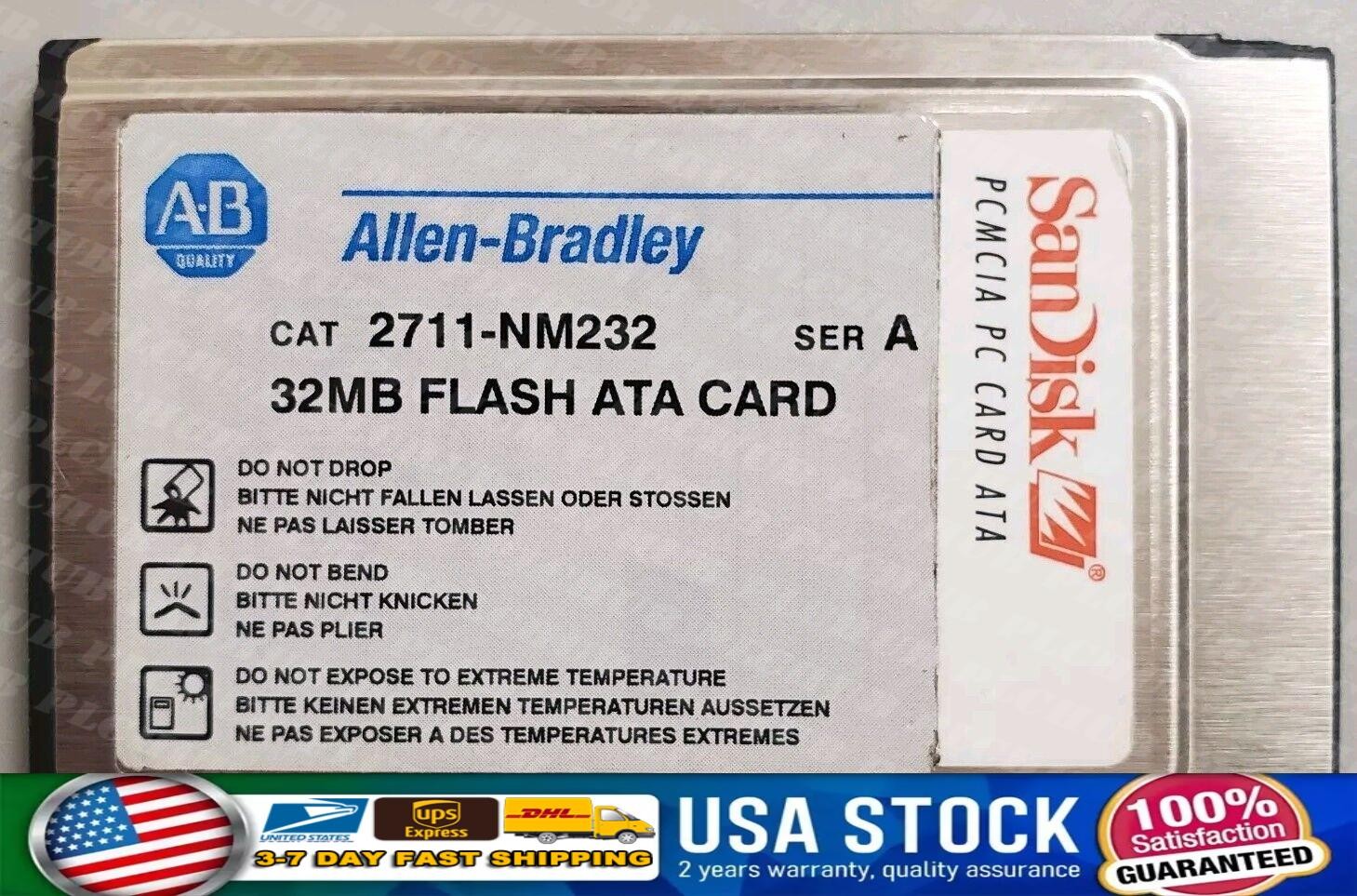 Allen Bradley 2711-NM232 Series A 32MB PCMCIA Memory Card for PanelView.