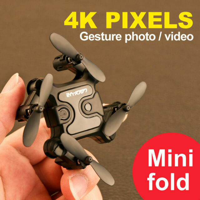 4DRC-V2 RC Quadcopter Mini Drone Foldable Wings WIFI FPV With Camera Bundle Kit!