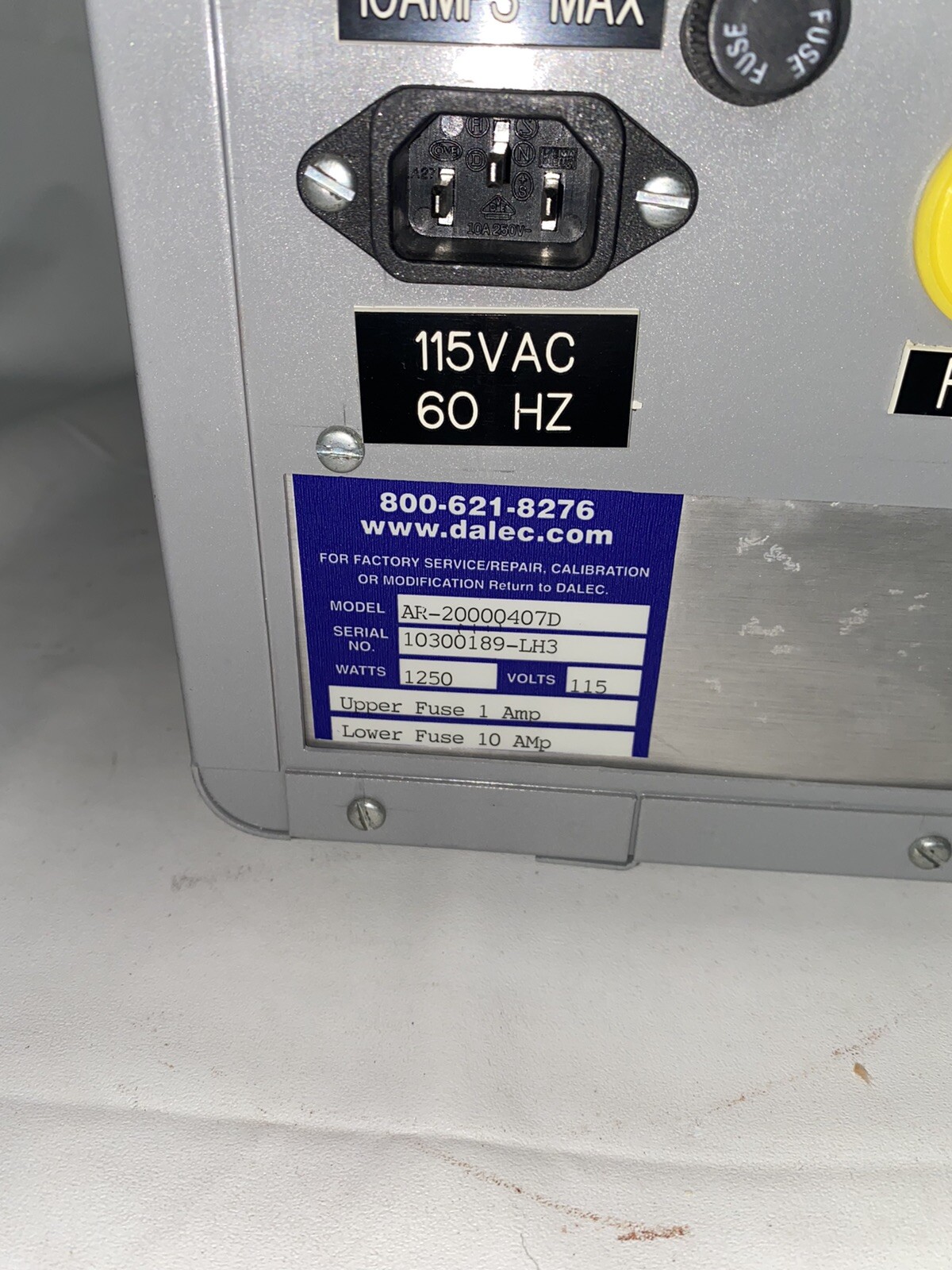 Dalec AR-20000407D, Dalec Temperature Controller, Dalec Lab Controller, Dalec