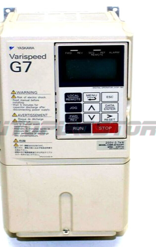 NEW Yaskawa CIMR-G7A23P7 General Purpose Varispeed G7 Inverter 3PH 200V 3.7KW