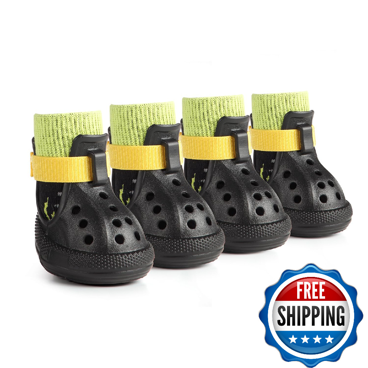 AOKOWN Dog Shoes for Hot Summer Pavement, Dog Shoes for Large Dogs, Waterproof D