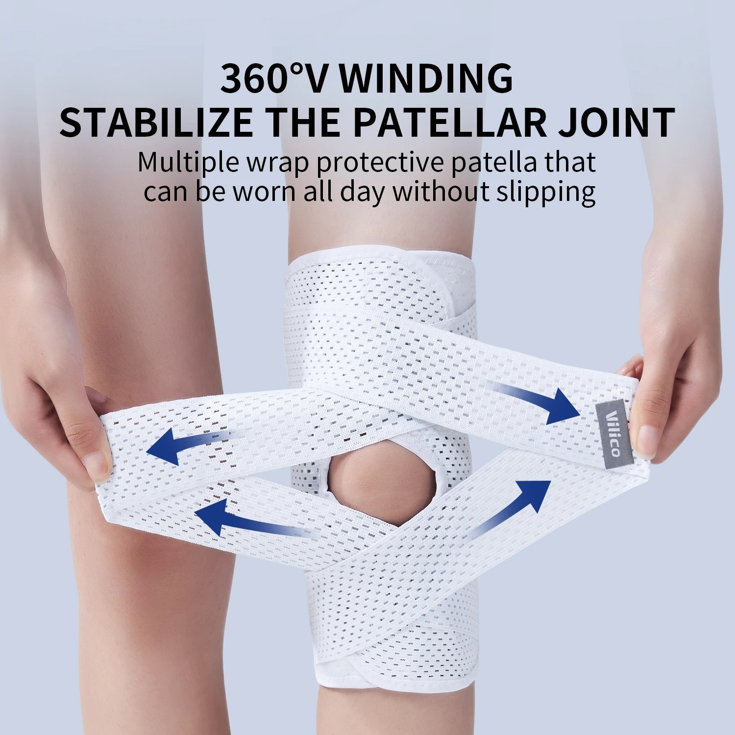Bareform Knee Brace for Meniscus Support & Patella Pain Relief