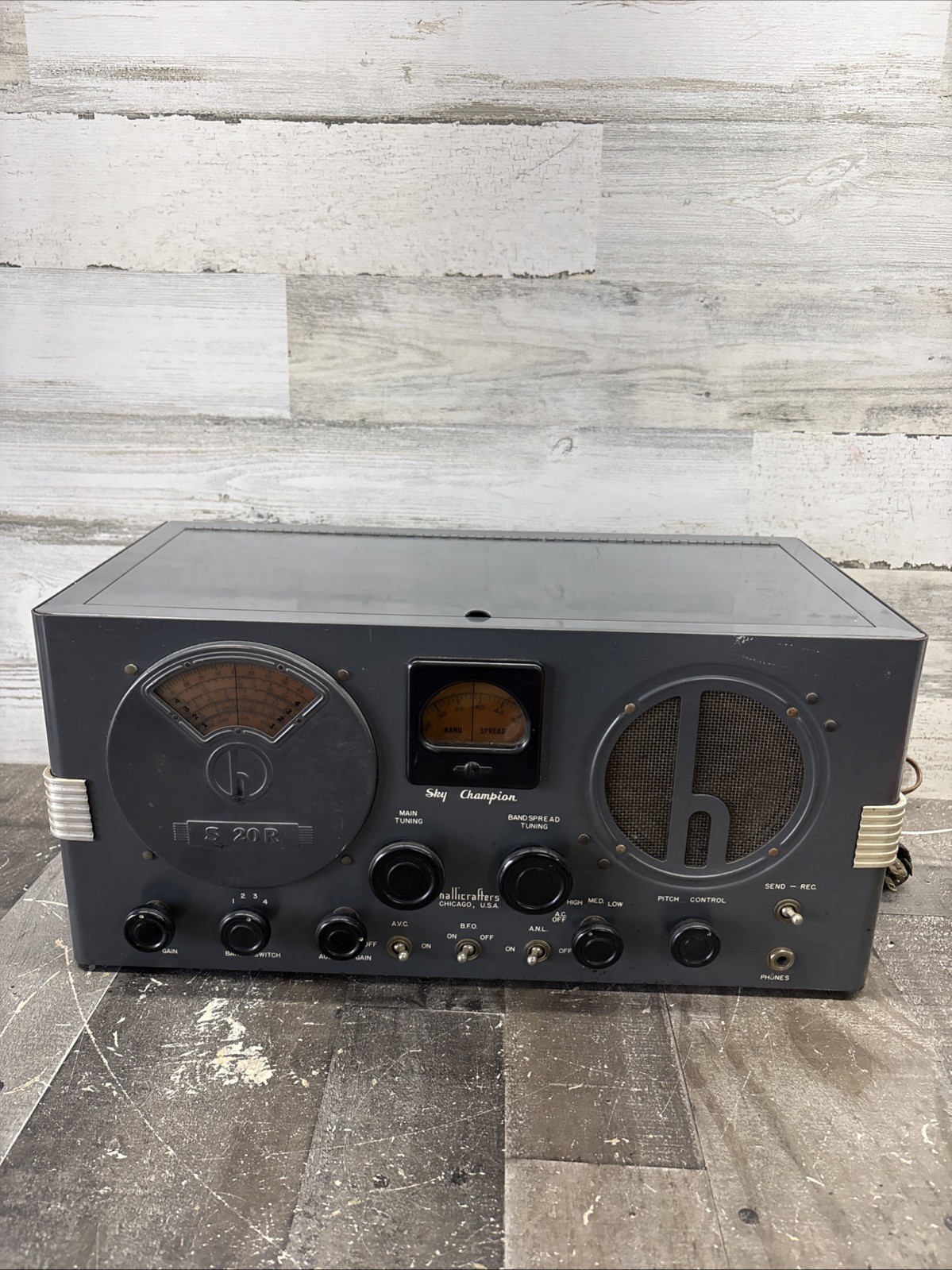 Hallicrafters Sky Champion S-20R HAM Radio Parts Repair