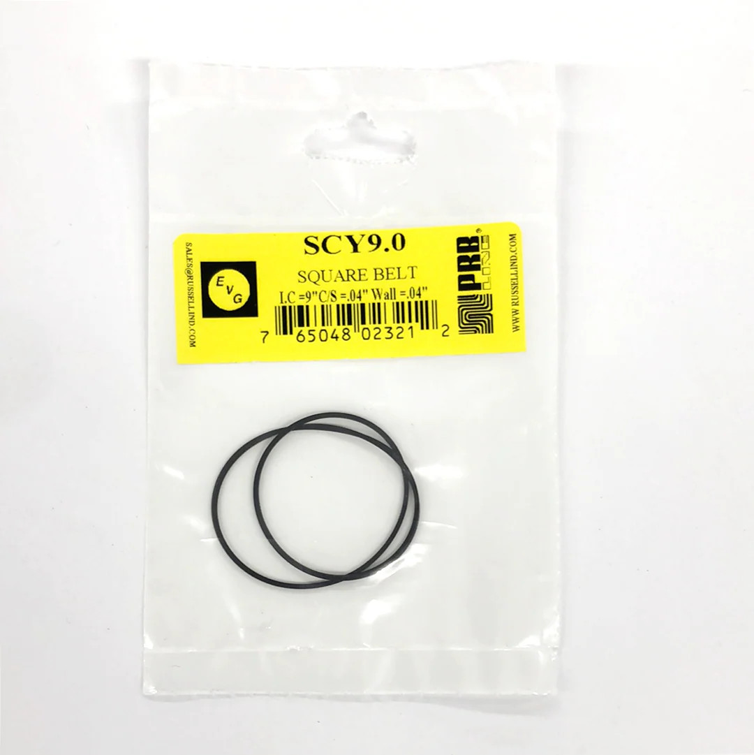 SCY9.0, PRB Square Cut Belt for VCR, Cassette, CD Drive or DVD Drive SCY 9.0