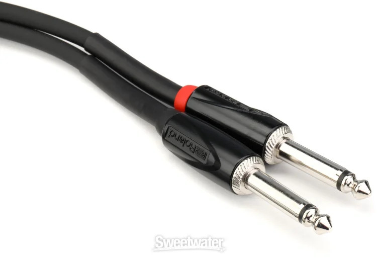 Roland RCC-5-2R28 Dual 1/4" TS - RCA Interconnect Cable - 5'
