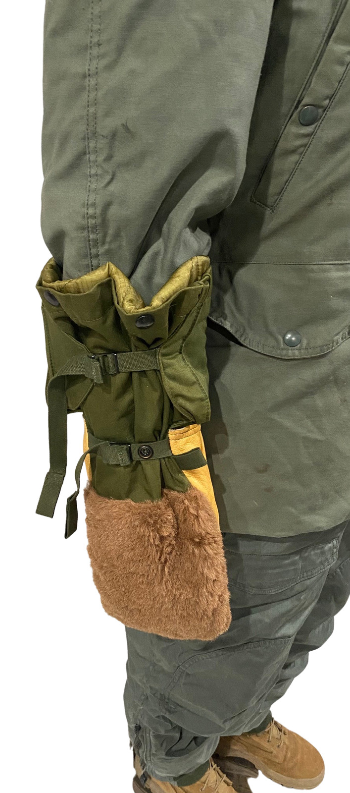 USGI Extreme Cold Weather Mitten Set OD Green Small