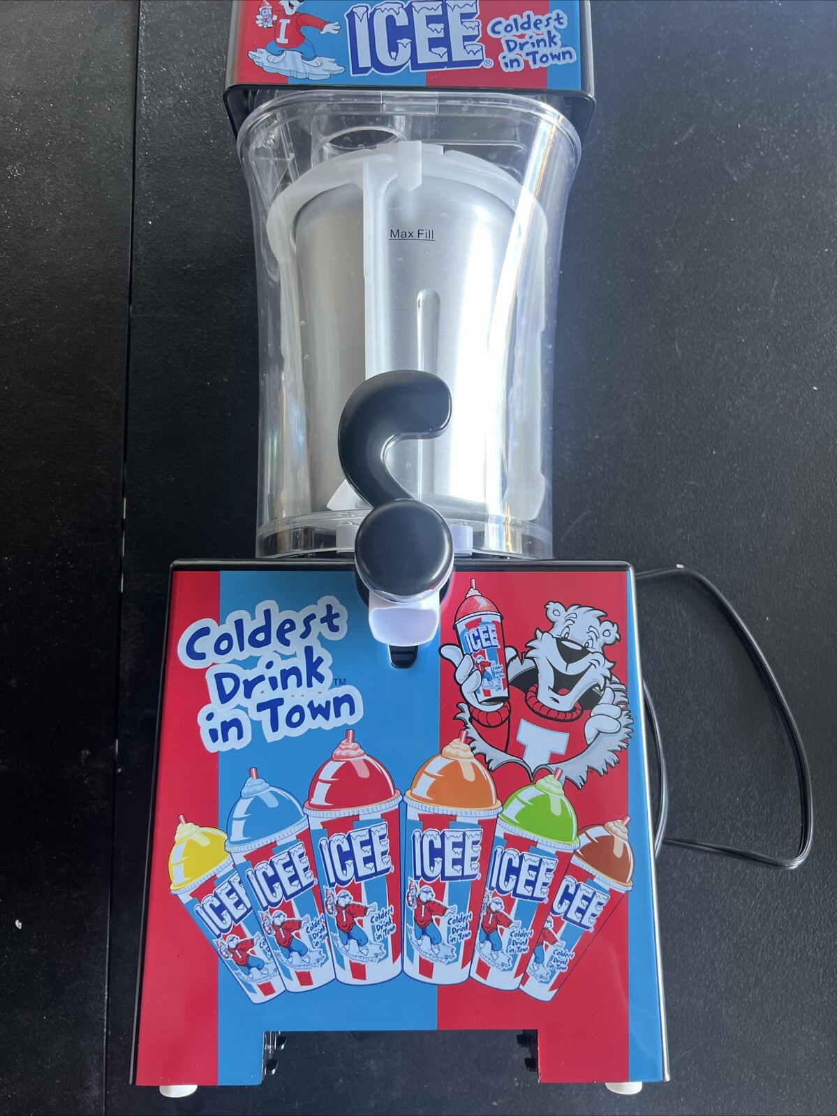 iscream Genuine ICEE Brand Counter-Top Sized ICEE Slushie Maker