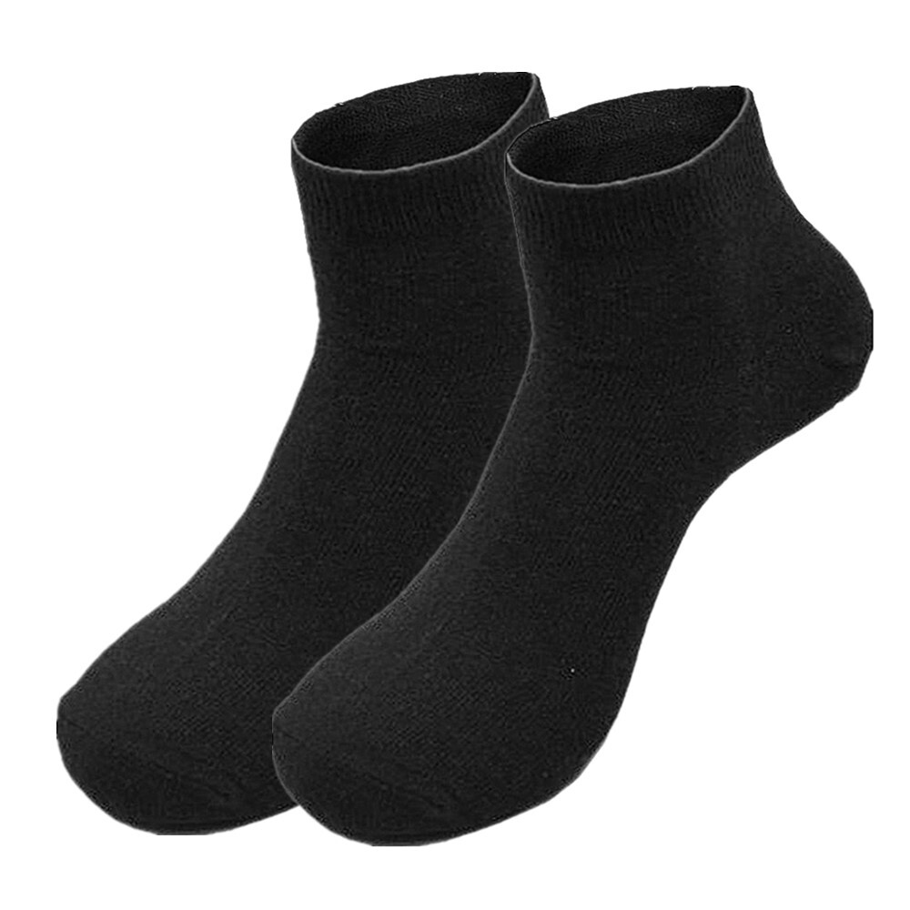 12 Pairs Men's Cotton Casual Crew Ankle/Quarter Black Socks Low Cut Size 9-13