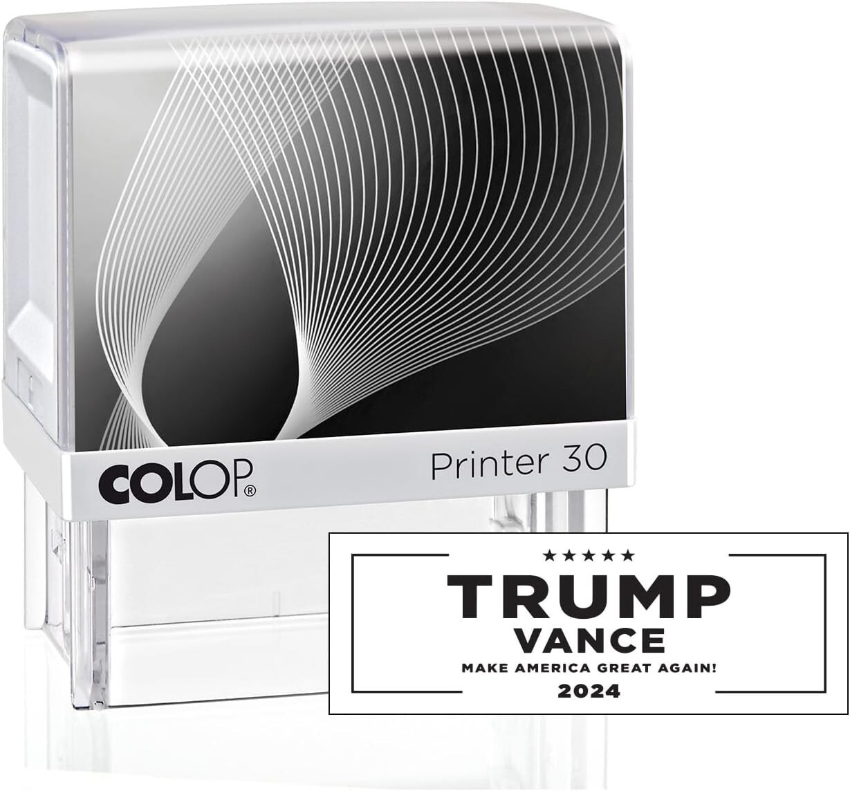 Trump Vance Make America Great Again Self-Inking Stamp - 3/4" x 1-7/8"
