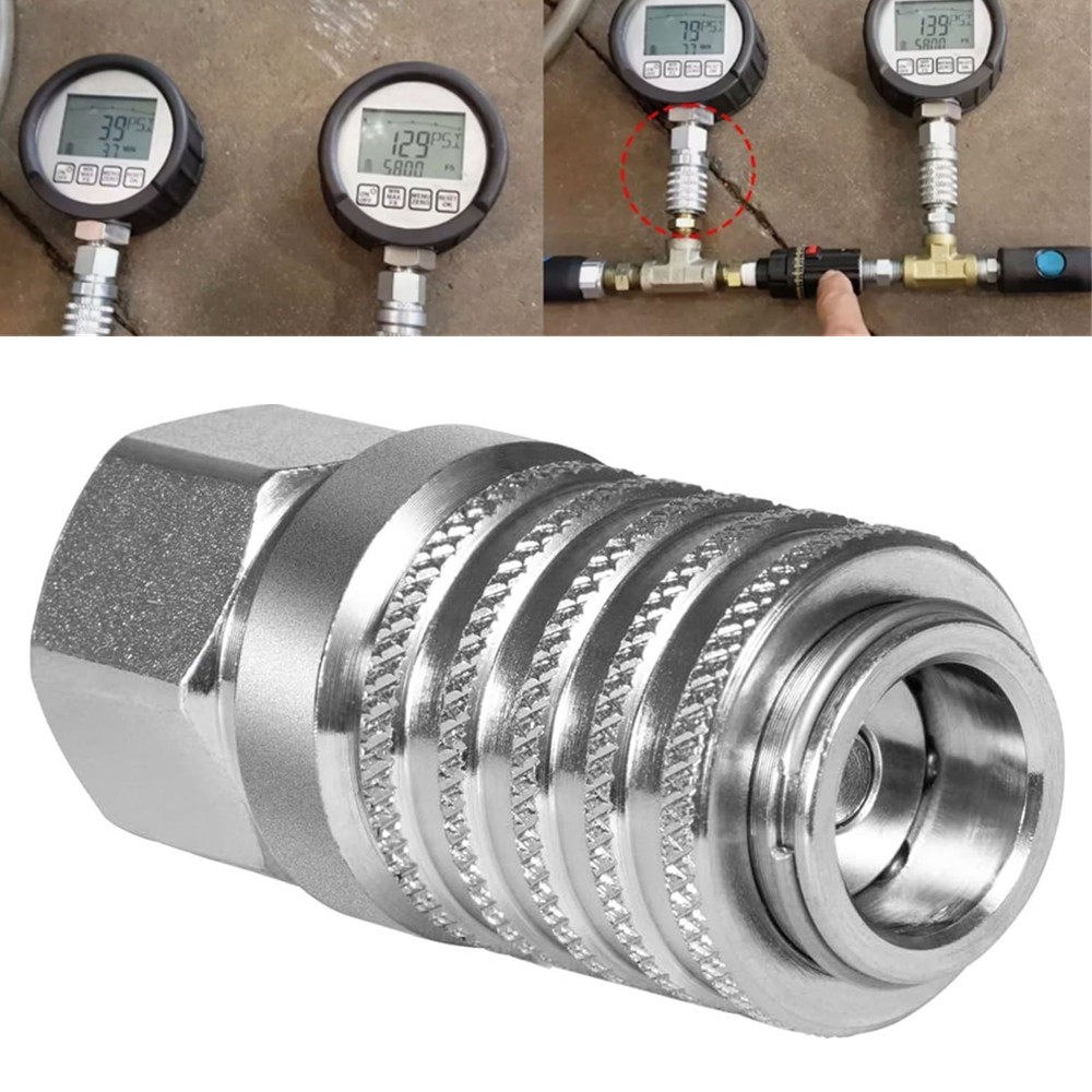 PD242 Series PD Steel Test Port and Diagnostic Equipment Quick Coupler w/ Female