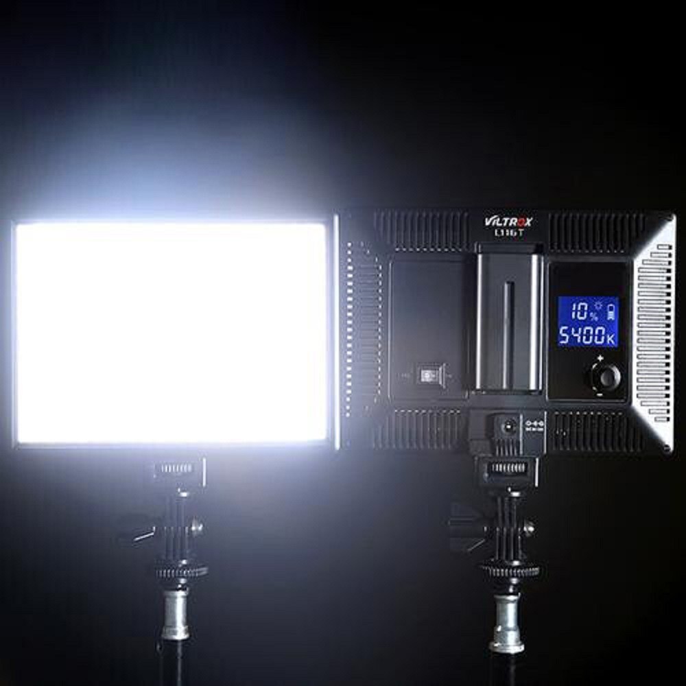 Viltrox L116T On-Camera Bi-Color LED Light Dimmable with LCD Display CRI 95