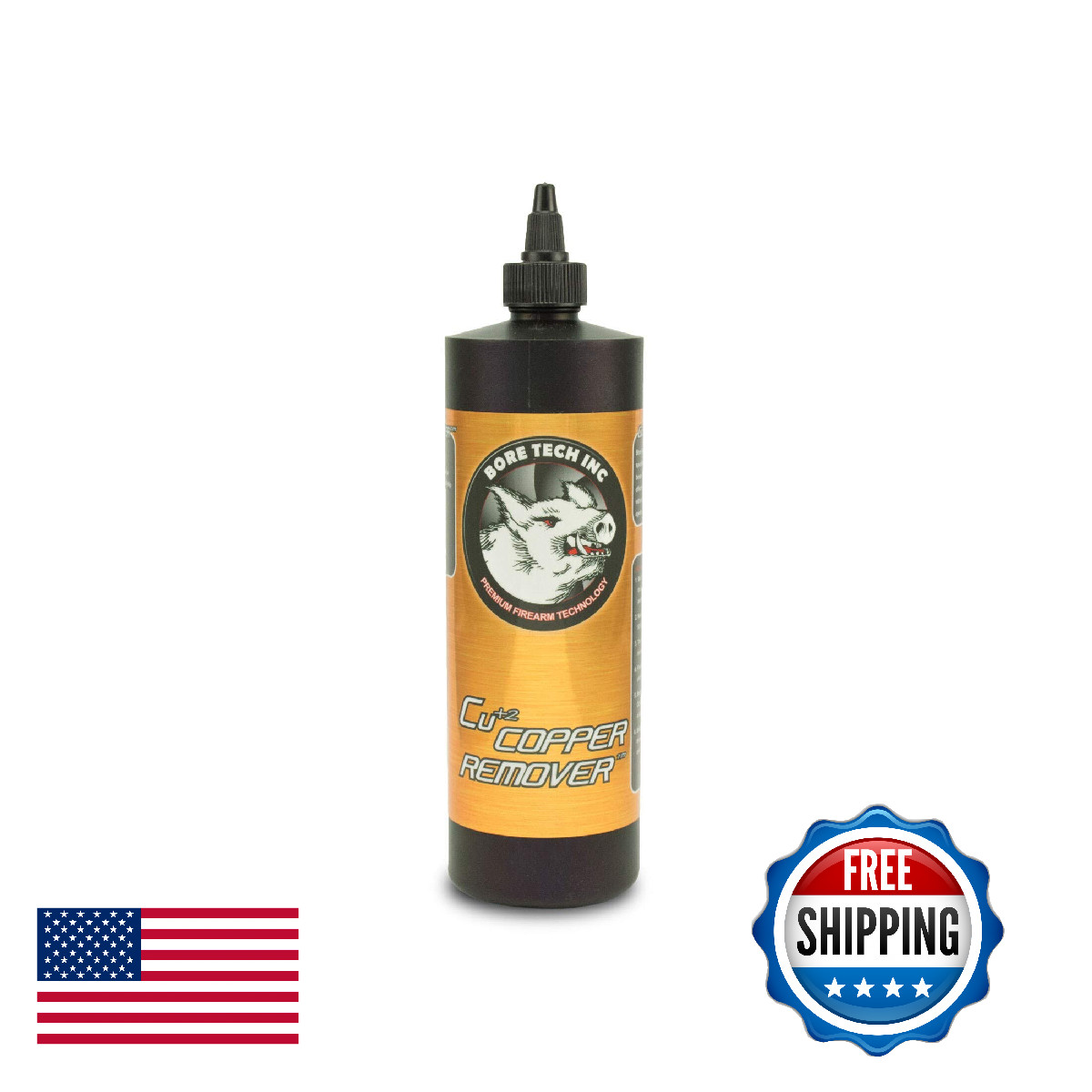 Bore Tech Cu+2 Copper Remover, 16 oz - Proof-Positive Bore Cleaner