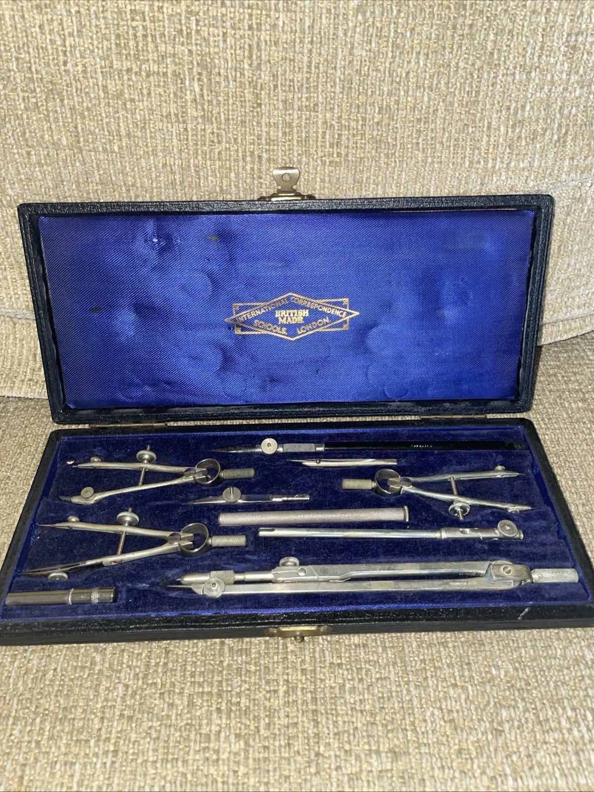 Antique Technical Drawing Set International Correspondence School London 1920s