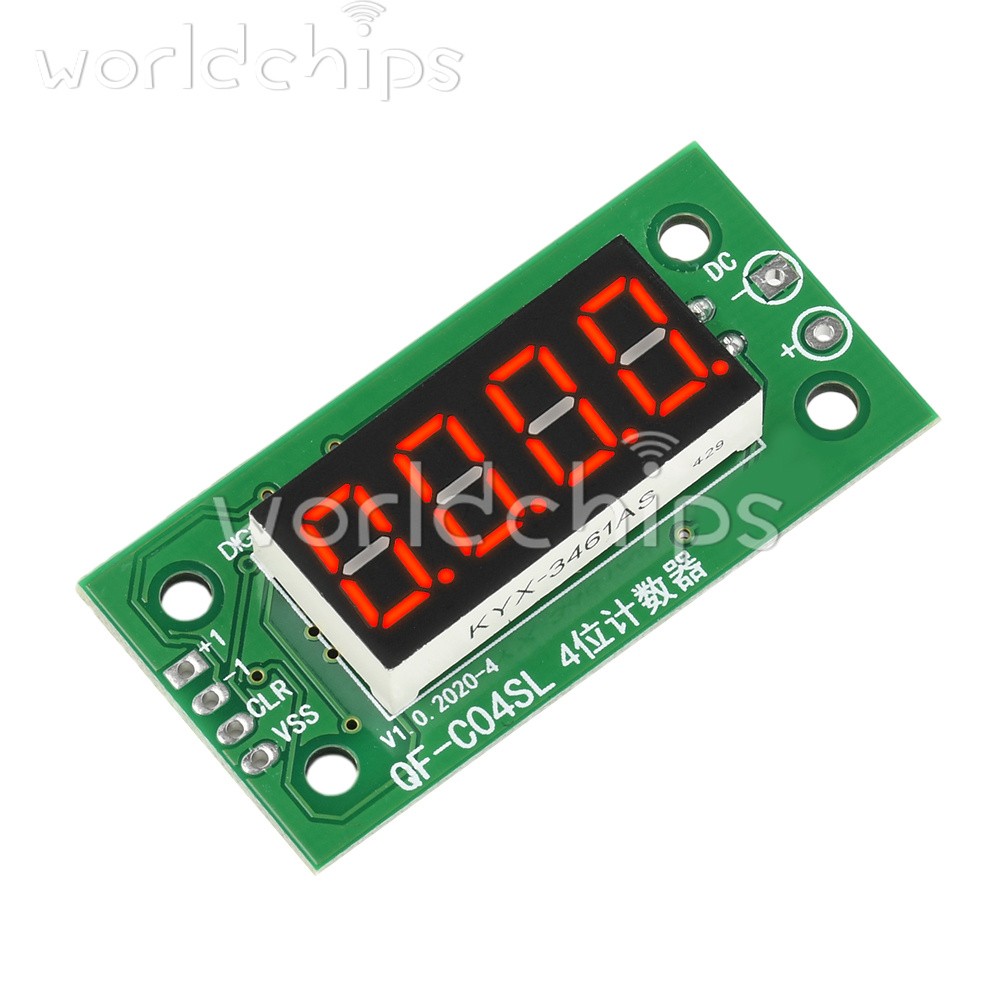 1/5/10PCS DC4-40V 0-9999 Digital Counter Module With Power Cut Memory Function