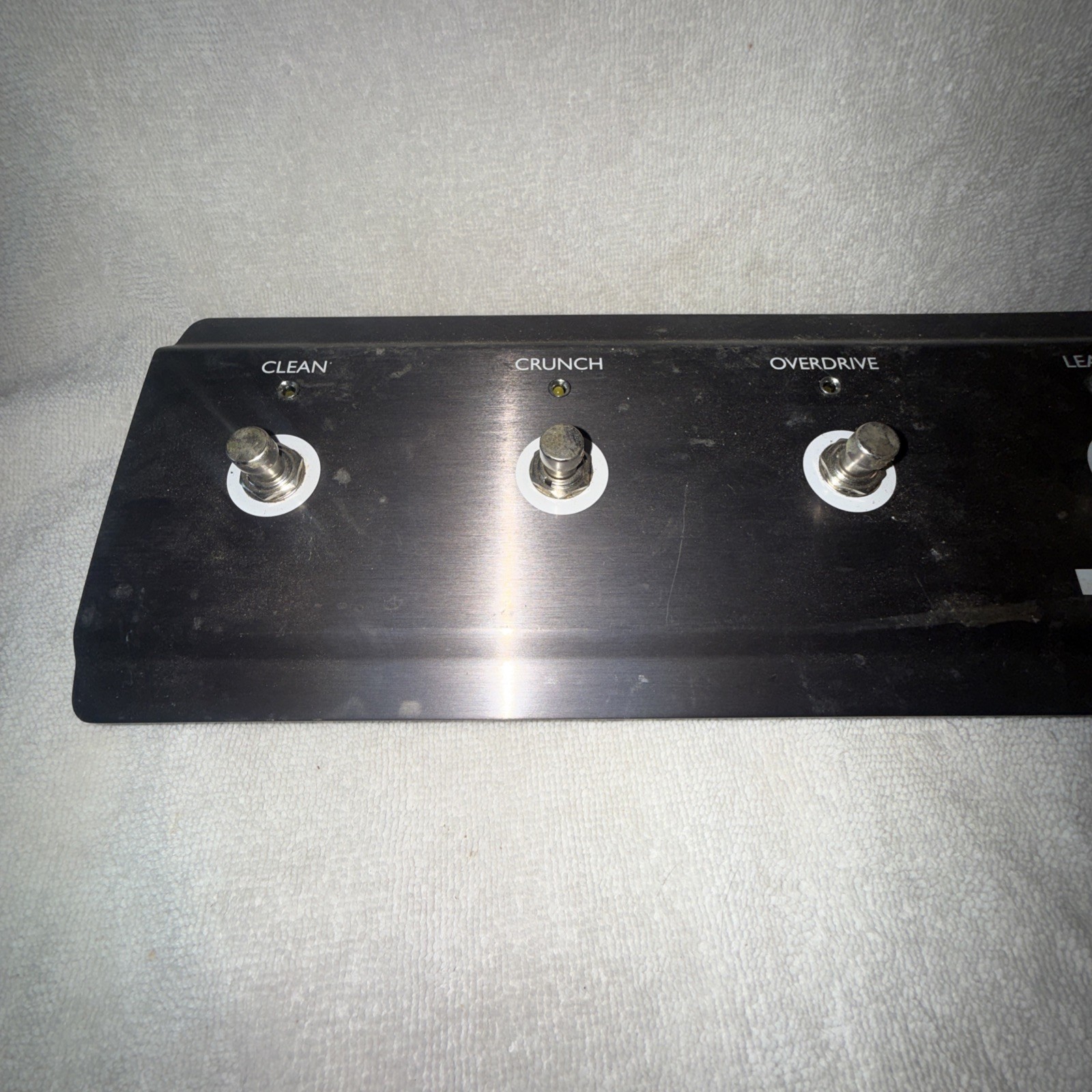 Mackie Hotwire PB4 FOUR 4 BUTTON FOOT SWITCH CLEAN -CRUNCH -OVERDRIVE