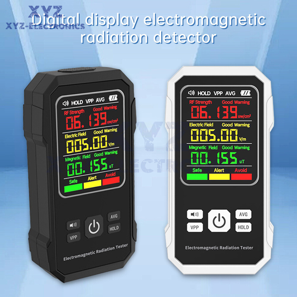 Digital EMF Meter Electromagnetic Field Radiation Tester Detector Geiger Counter