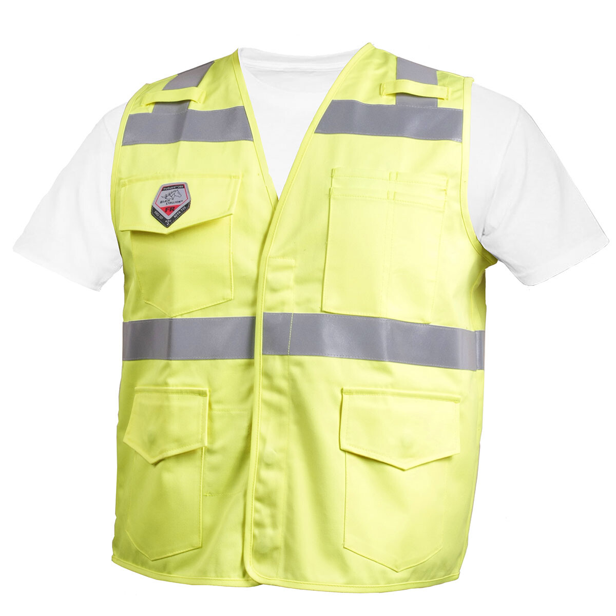 Revco Black Stallion Hi-Vis Class 2 FR Cotton Vest VF1110 Size 3XL