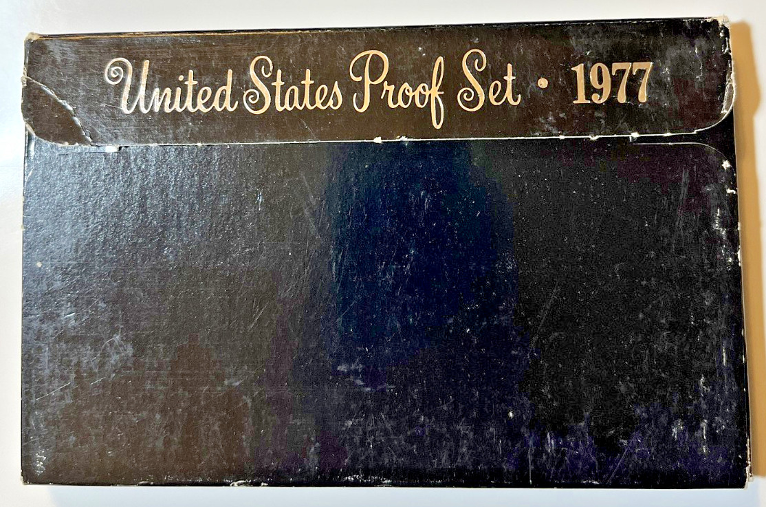 1977-S US Mint Proof box only OGP, NO COINS, BOX ONLY
