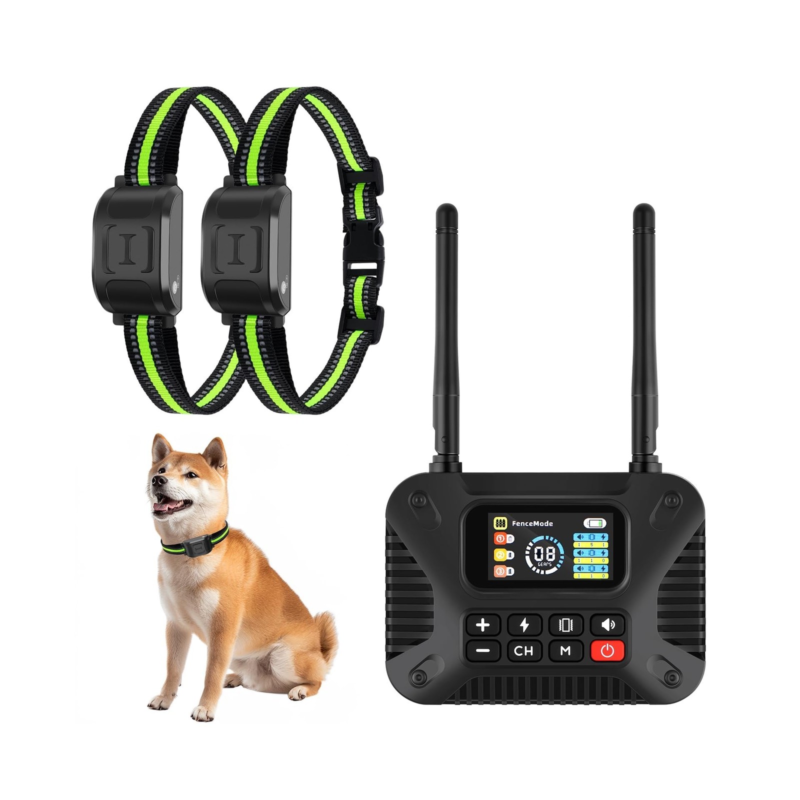 Wireless Dog Fence 2.4GHz Electric Fence for Dogs Wireless Fence for Dogs Por...