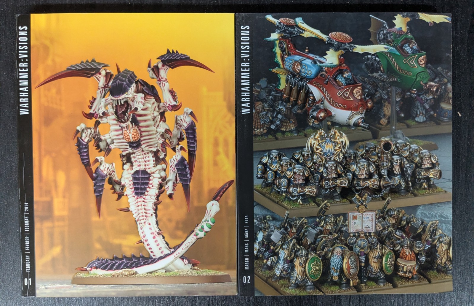 Games Workshop: Warhammer Visions 2014 - Issue 1 February and Issue 2 March