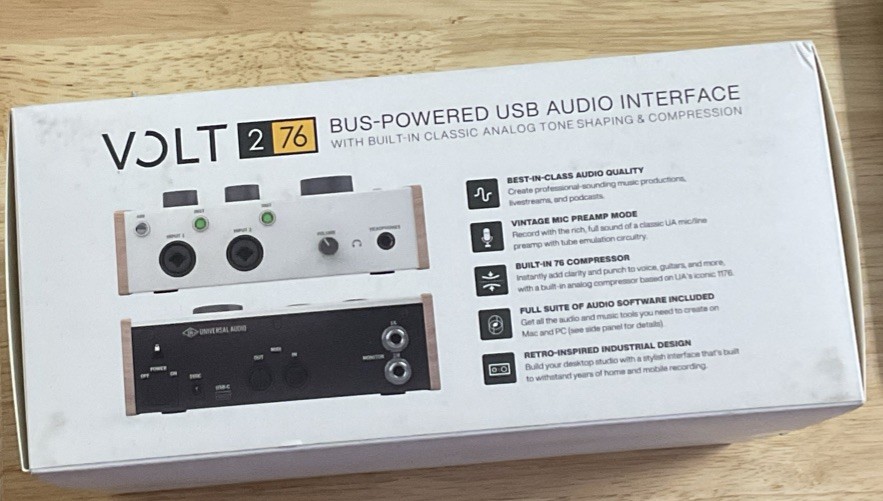 Universal Audio Volt-276 Bus-Powered USB Audio Interface