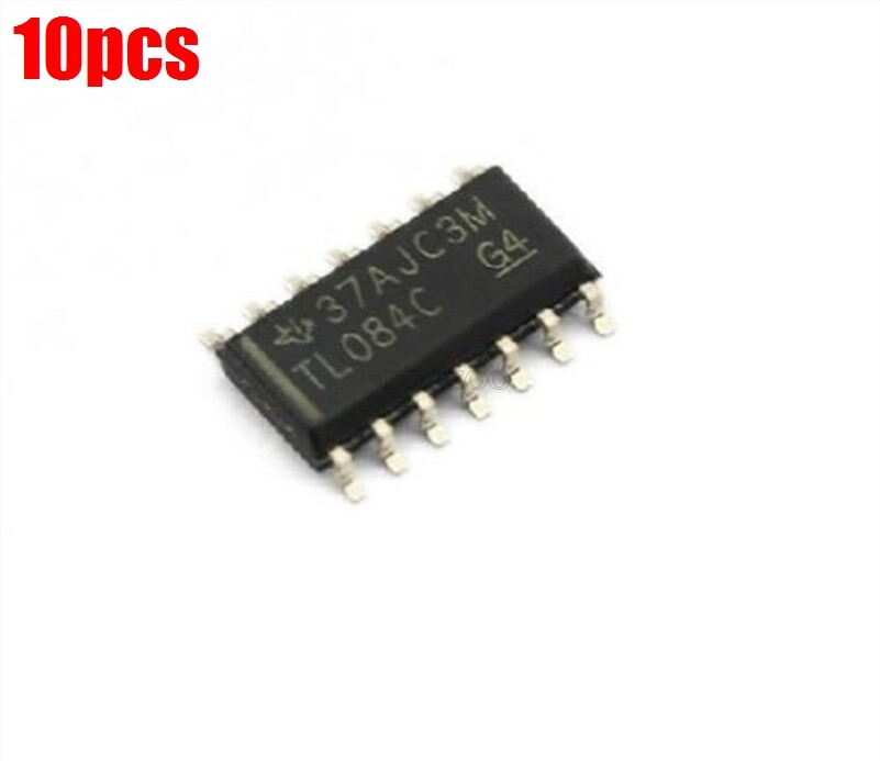 10Pcs TL084CDR SOP-14 TL084CD TL084C TL084 Ti Amplifier zc