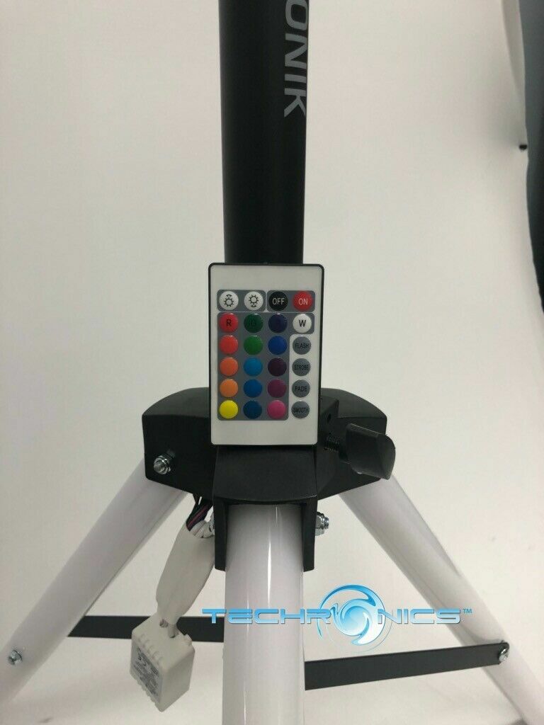 ALPHASONIK UNIVERSAL 6' ADJUSTABLE VARIABLE LED LIGHTS TRIPOD DJ SPEAKER STAND
