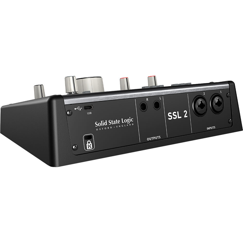 Solid State Logic SSL 2 MKII - 2x2 USB Audio Interface w/ Microphone & XLR Cable