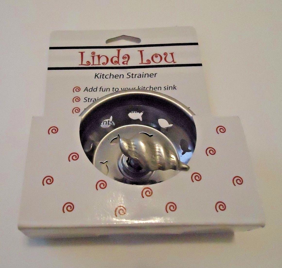 Linda Lou Sea Shell Kitchen Sink Strainer - Stainless Steel #62SS