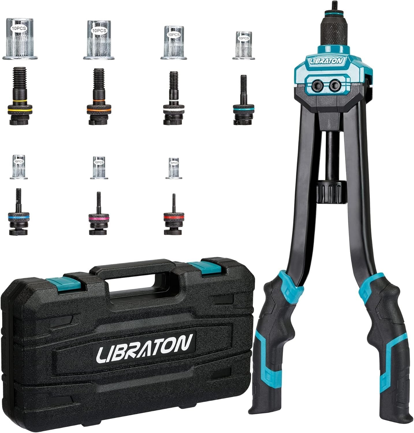 Libraton Rivnut Pliers, 16" Riveter Set, Double Handle Rivnut Pliers We...