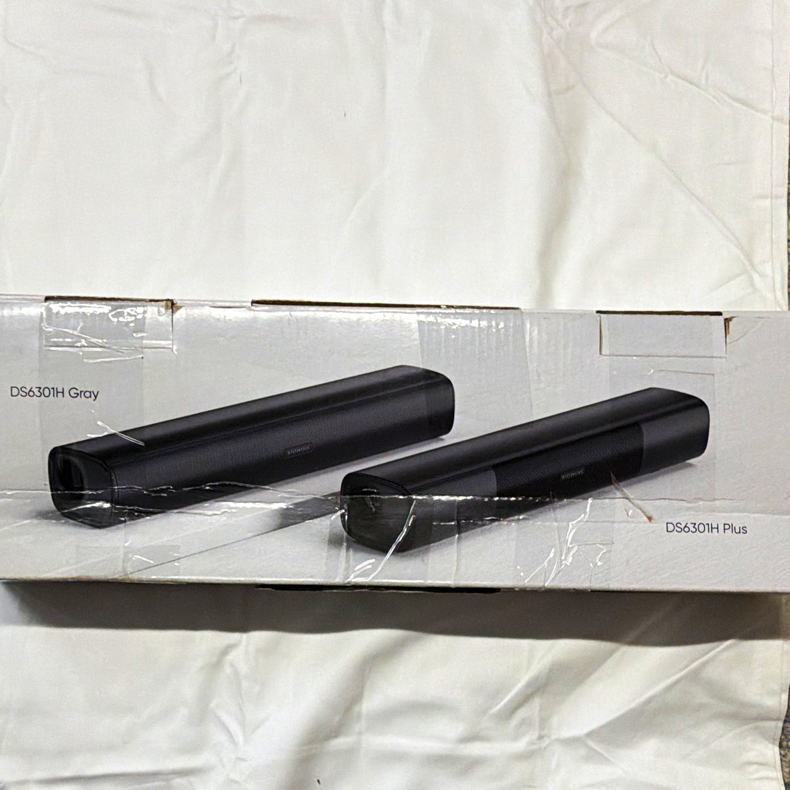 RIOWOIS DS6301H Wired 2.0 Soundbar 80W RMS AUX Optical Remote Gray