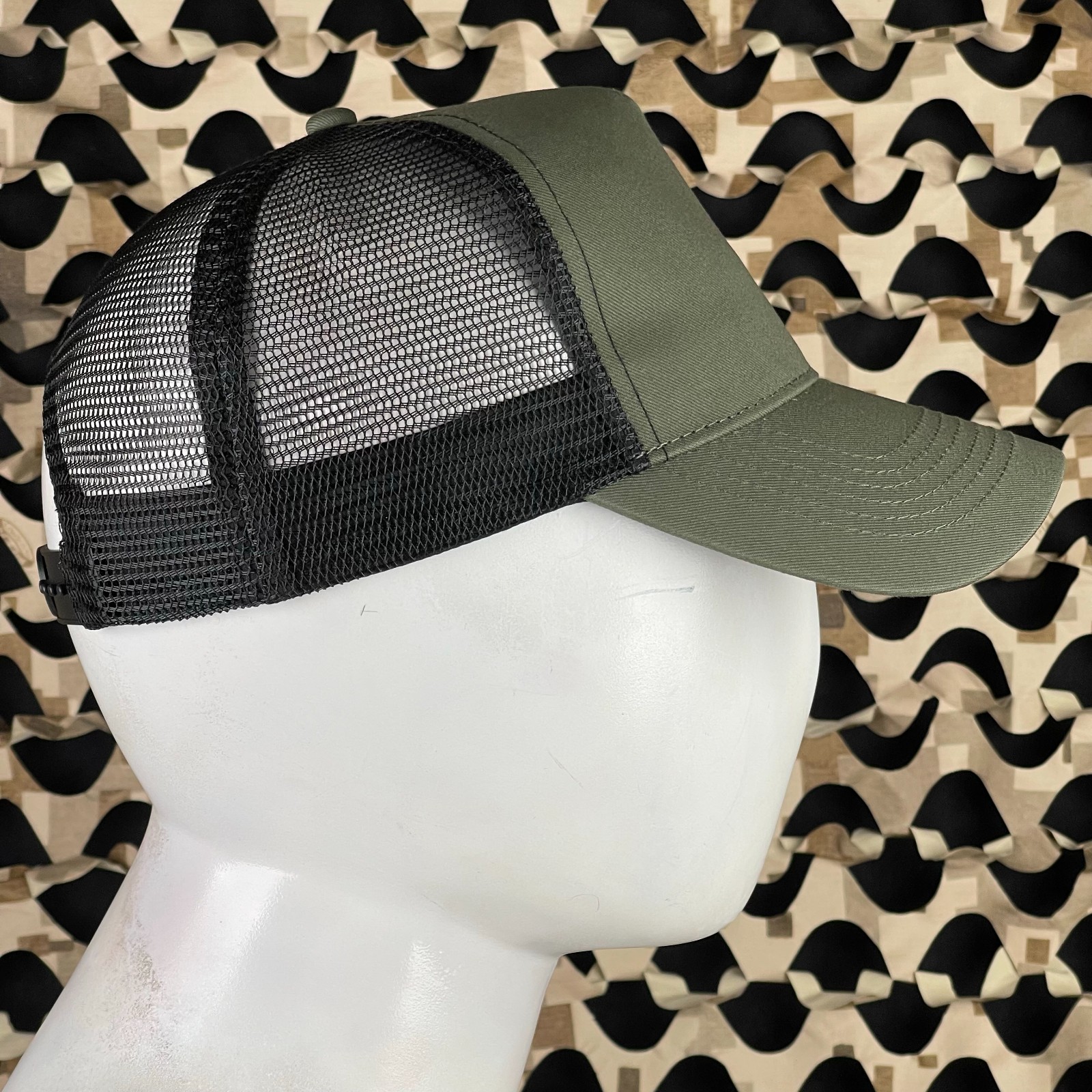 NEW Planet Eclipse Duel Trucker Cap - Olive/Black