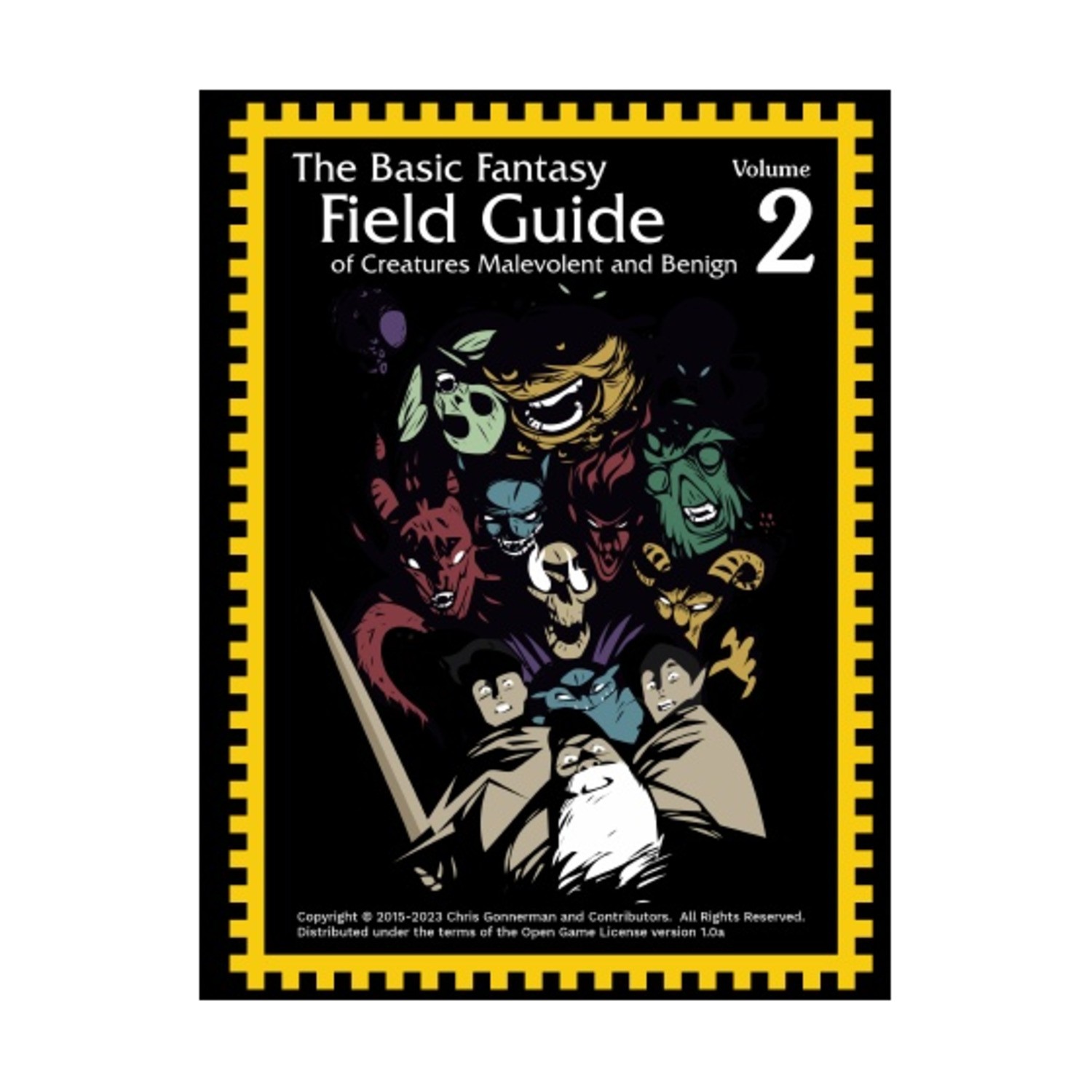 Chris Gonnerm d20 RPG  Field Guide of Creatures Malevolent and Benign - Vol EX