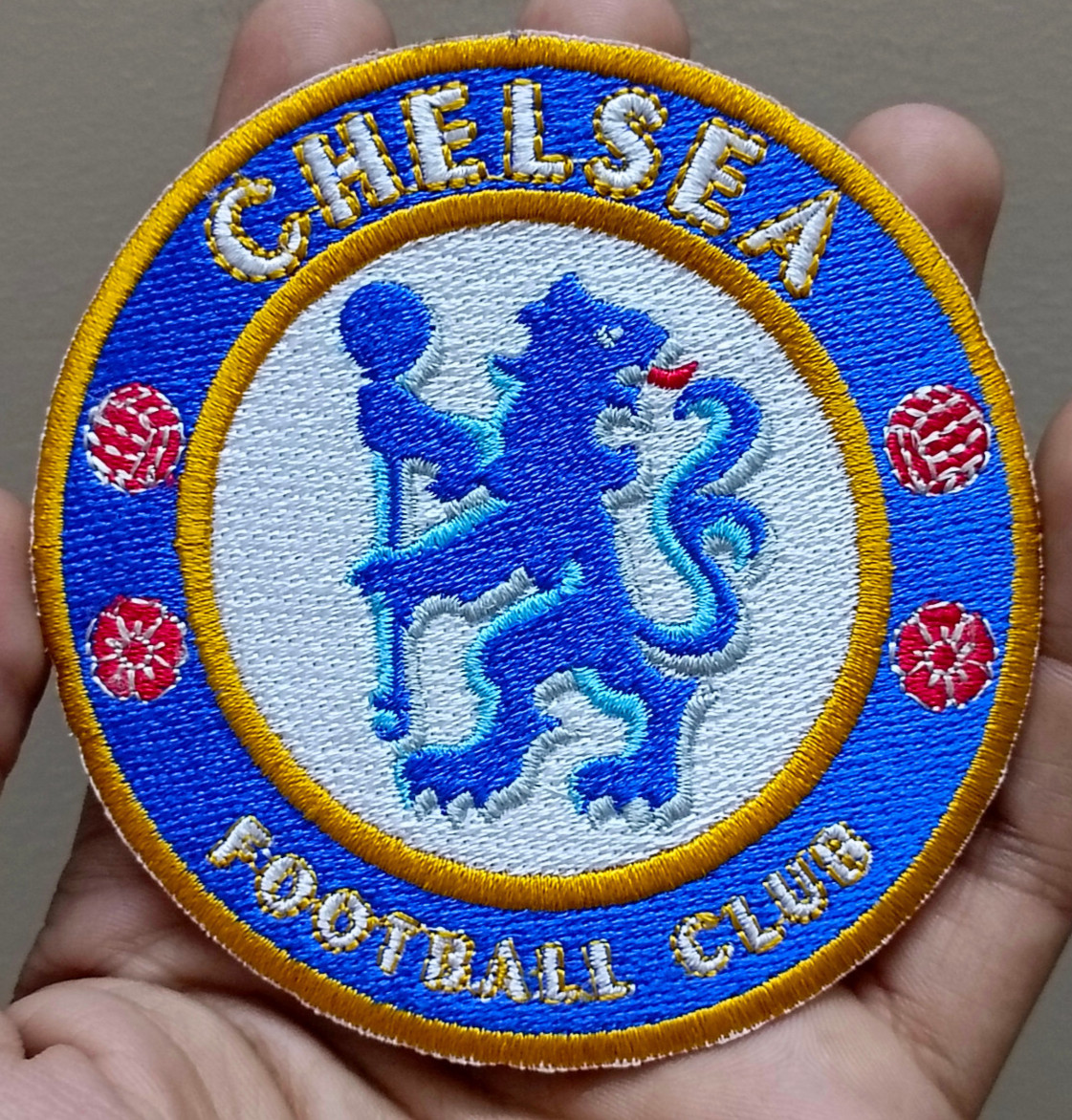 Chelsea FC Logo Iron On Patch - Sew Patch - Embroidered Patch 3.5"x3.5"