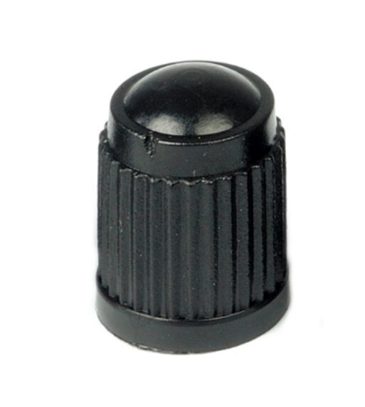 BLACK PLASTIC STANDARD VALVE CAP TIRE VALVE CAPS  (1,000 PIECES)