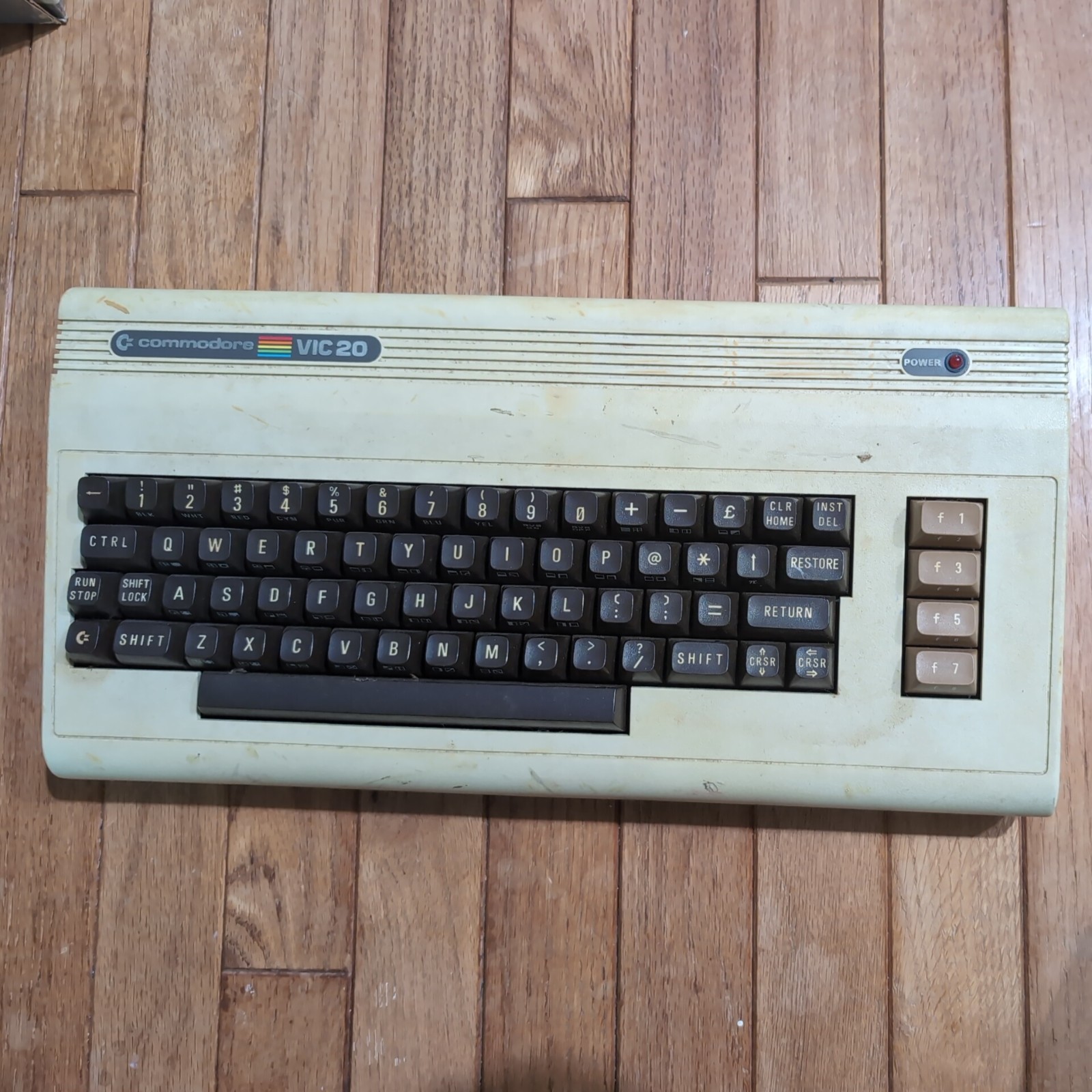 Commodore VIC 20 No Cables/Untested, C2N Cassette Player & Cassette 6 Pack Games