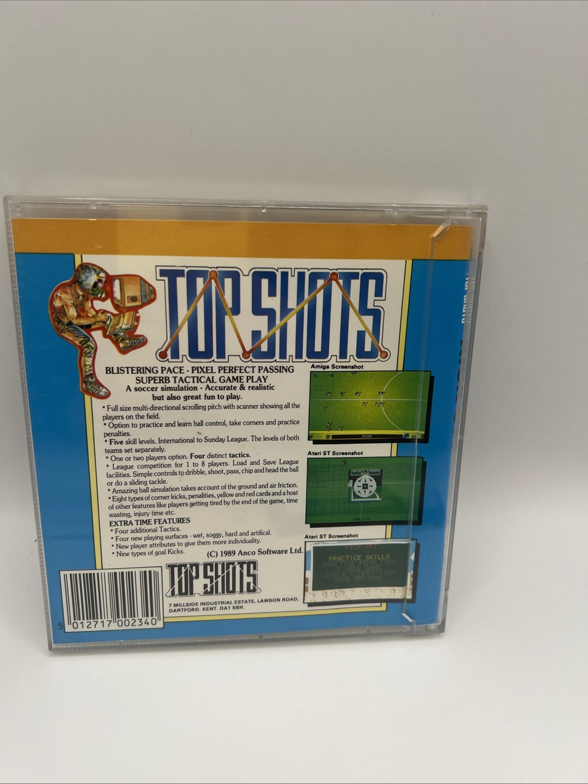 Kick Off + Extra Time By Topshots ~ Original Boxed Amiga Game