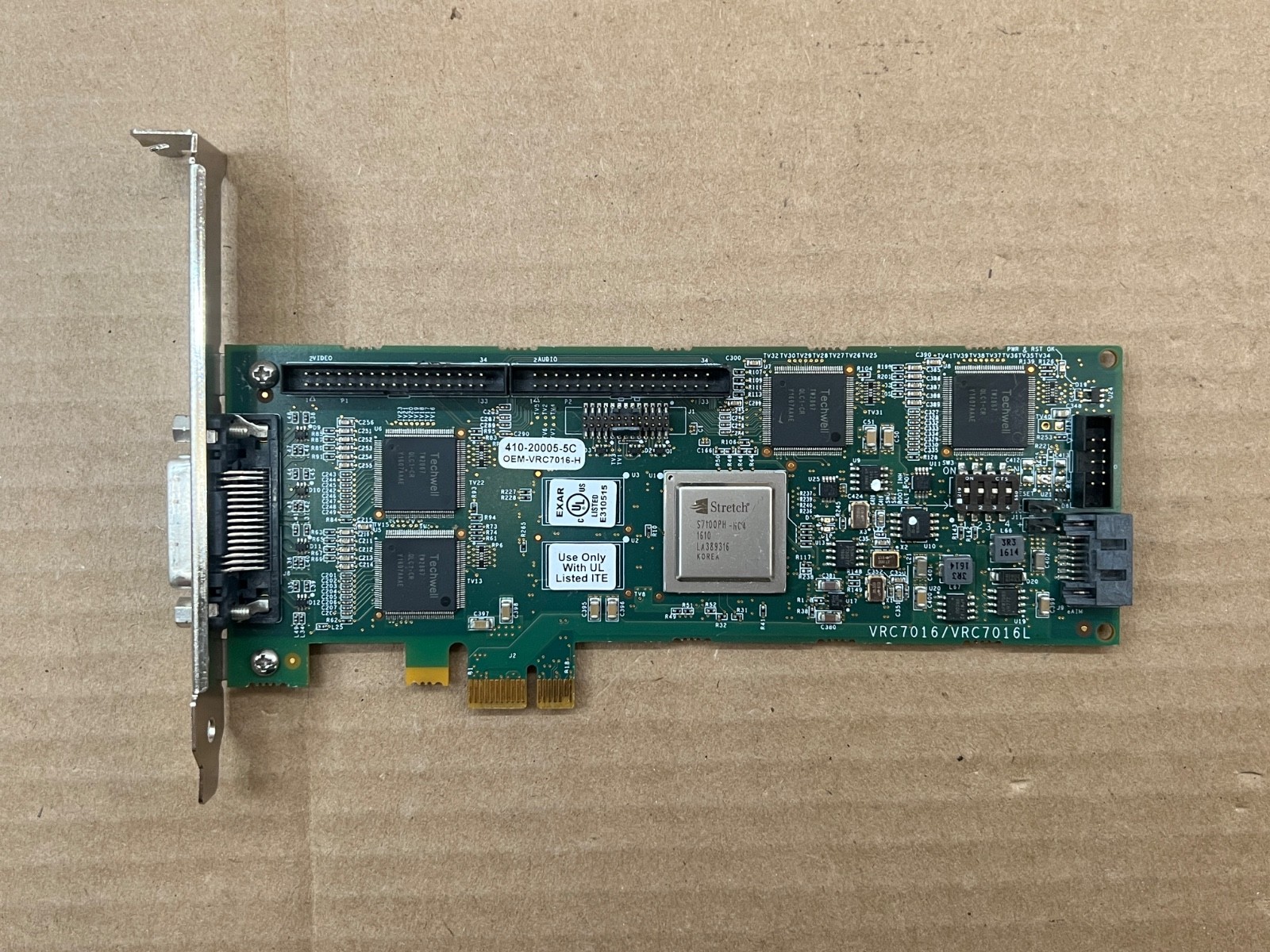 MaxLinear VRC7016L GV-5016 410-20005-5C 16-Ch PCIe Video Capture Card