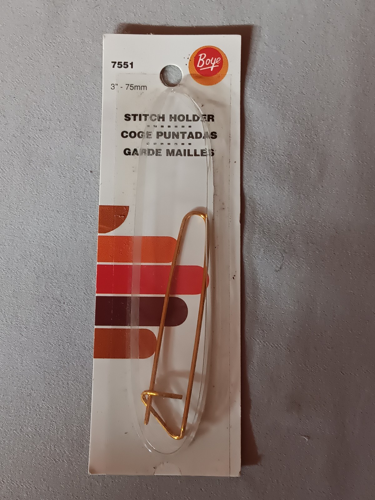NEW Boye #7551 Stitch Holder Made In USA