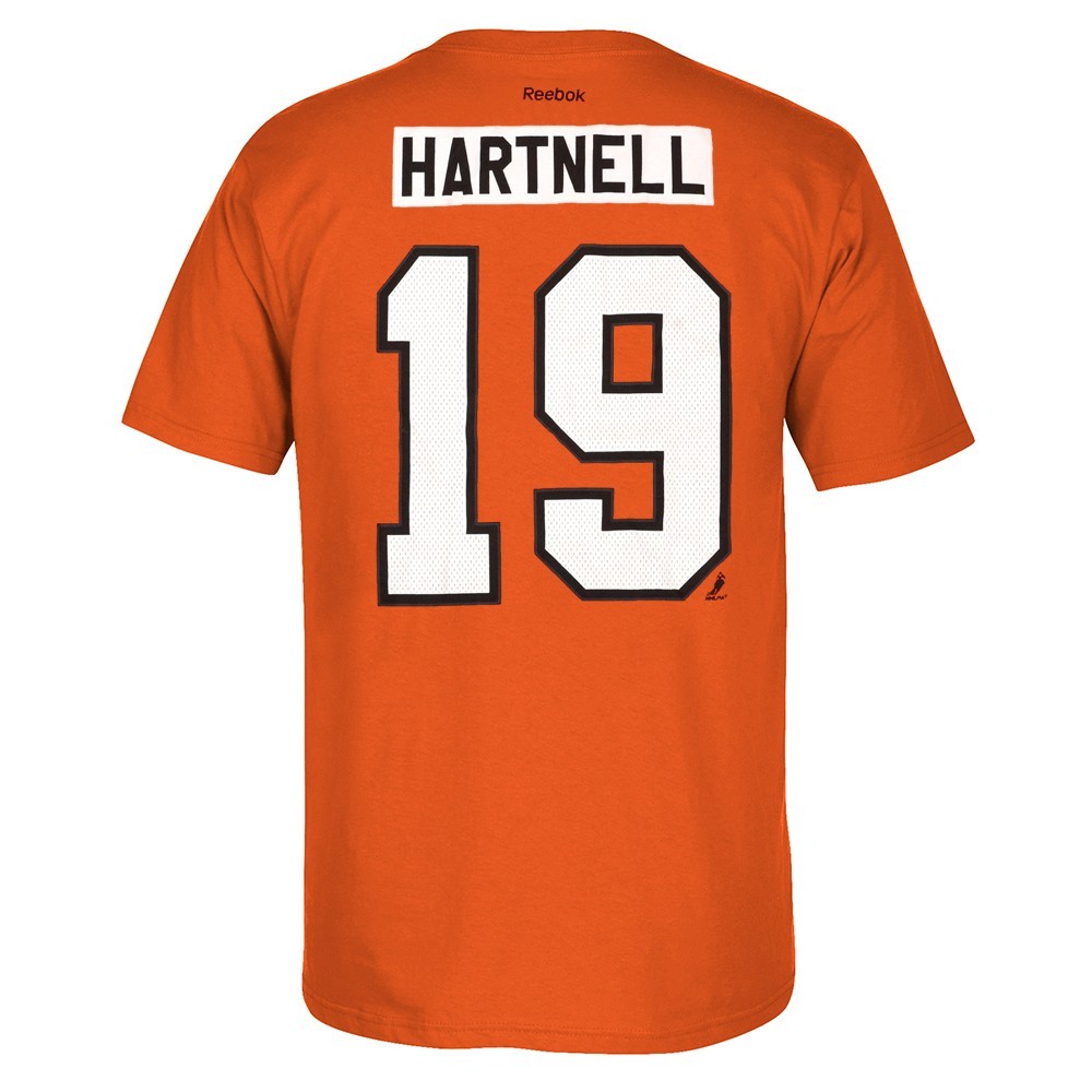Scott Hartnell Reebok Philadelphia Flyers Premier Orange Jersey T-Shirt Men's